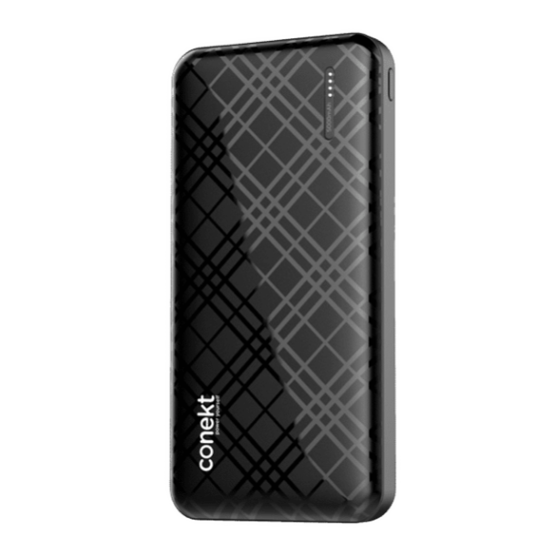 Conekt Zeal Proton 10000 mAh Fast Charging Power Bank (1 Micro USB Type B, 1 Type C & 2 Type A Ports, ABS Casing, LED Charging Indicator, Black)